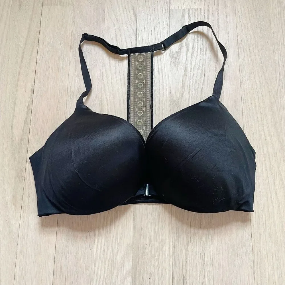 BUY 1 GET 1 FREE so obsessed Victoria’s Secret push up 34d black satin